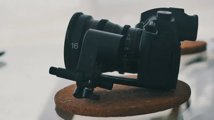 Camera on a stool